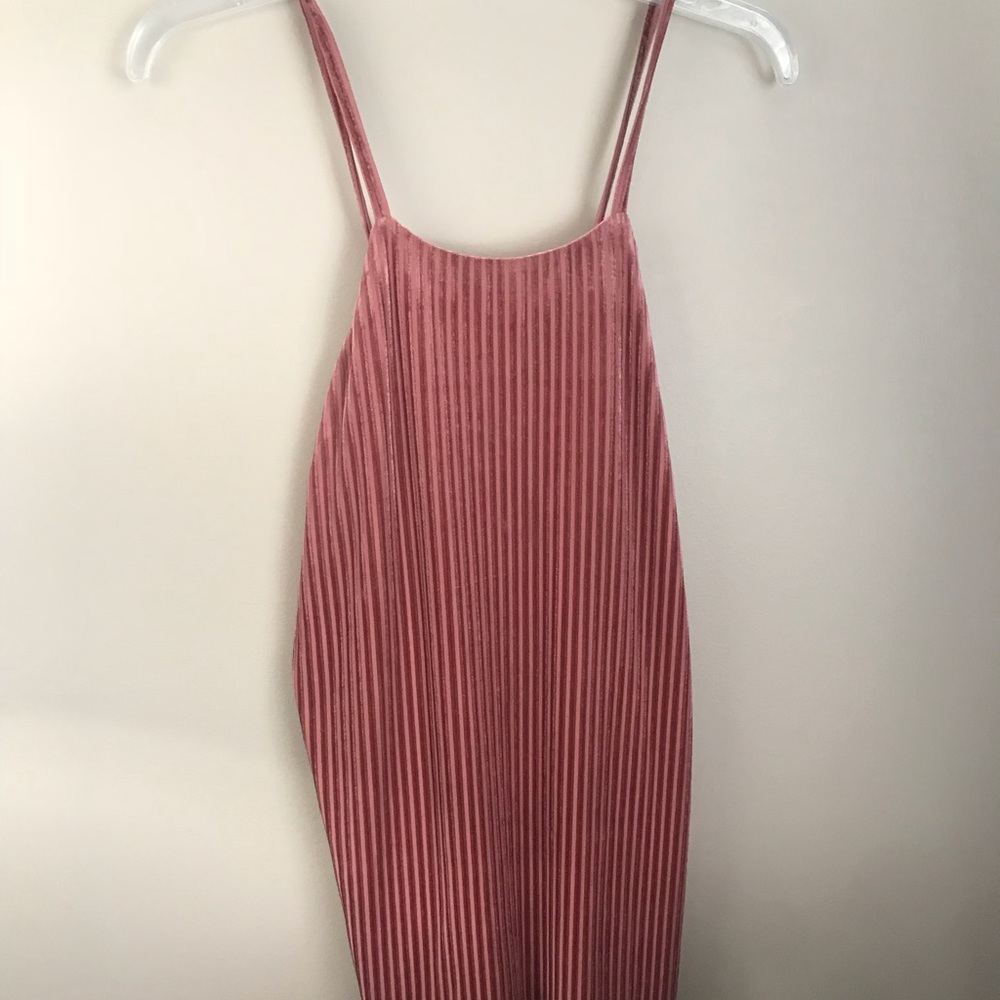 Suede party dress
